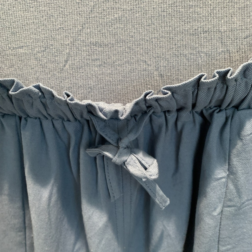 Tractr Ribbed Sleeveless Cargo Dress Pockets Drawstring Hemline Blue Size S‎ NWT - Picture 5 of 8